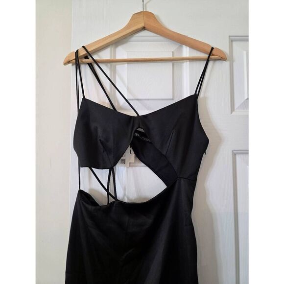 ZARA ASYMMETRIC MIDI DRESS M NWT - Picture 6 of 12